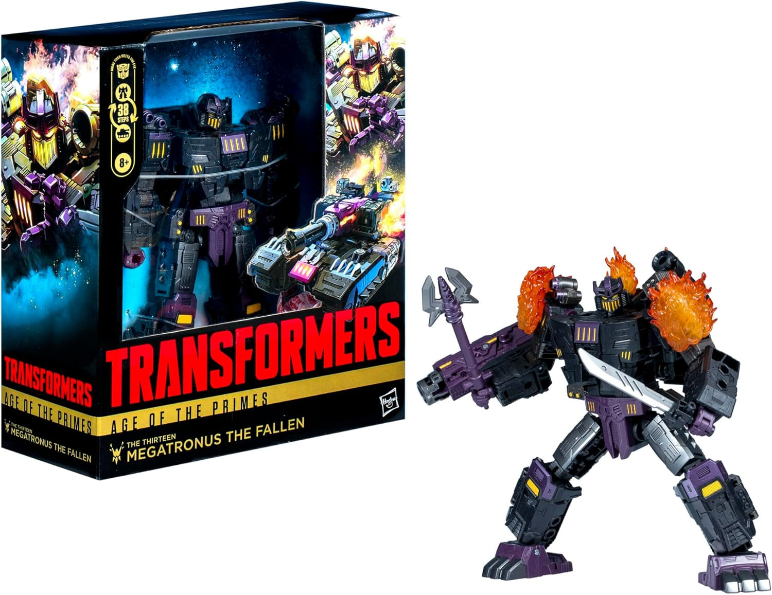 Transformers Age of the Primes Leader-Class the Thirteen Megatronus the Fallen Actiefiguren Naty Shop