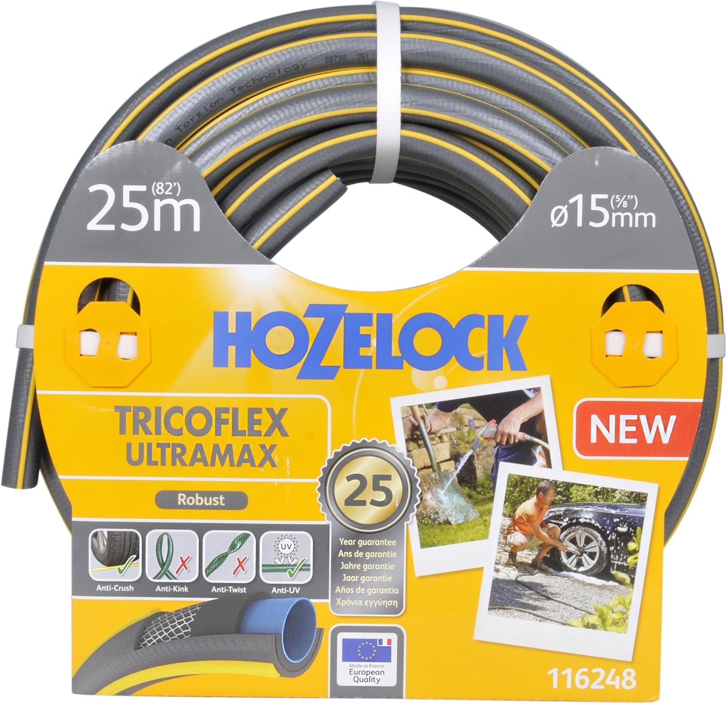 Slang Hozelock Tricoflex Ultramax 25 m (diameter 12,5 mm)