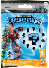 Jada Toys - Minecraft Blind Pack Nanofigs, Wave 2, Minecraft Legends Nano Metal verzamelfiguur, verschillende modellen, 4 cm, leeftijd 3+, zwarte actiefiguren Naty Shop