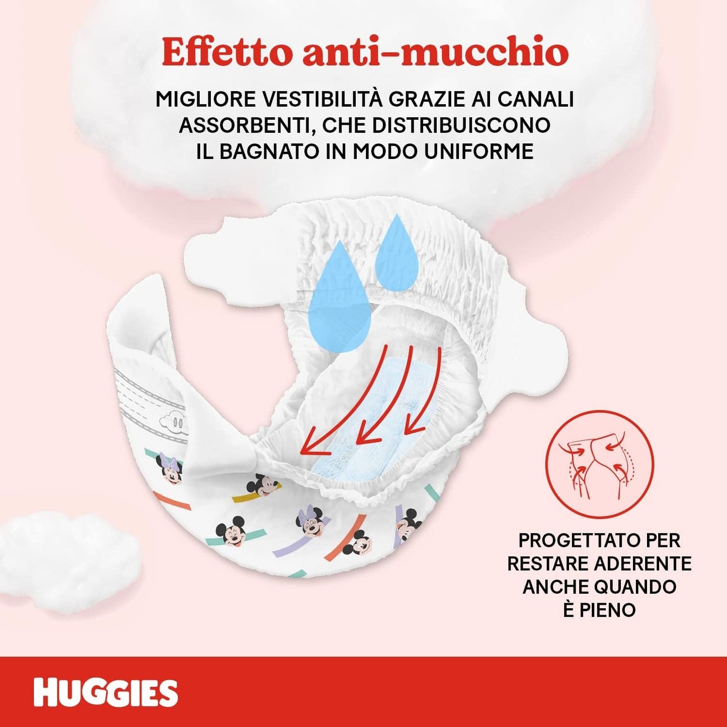 Huggies Ultra Comfort-luiers, maat 4 (7-18 kg), Disney Design, voordeelverpakking, 150 stuks