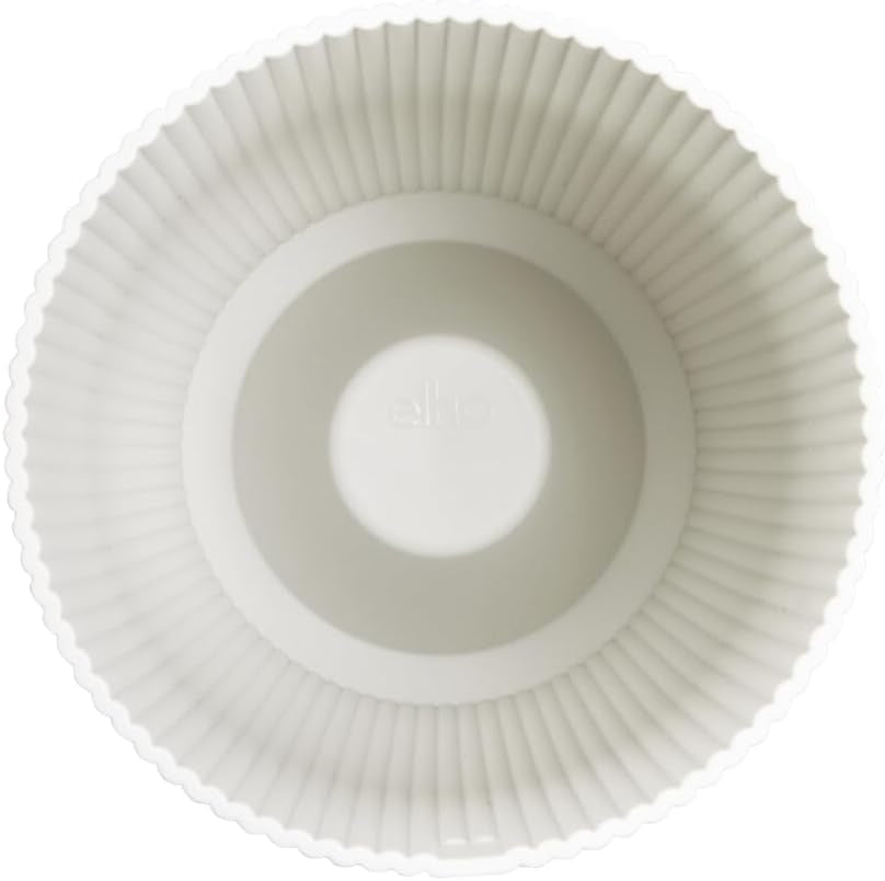 elho Vibes Fold Orchid Hoog 12,5cm - Orchideeënpotten voor binnen - Bloempotten voor binnen - 100% gerecycled plastic - Wit/Zijdewit
