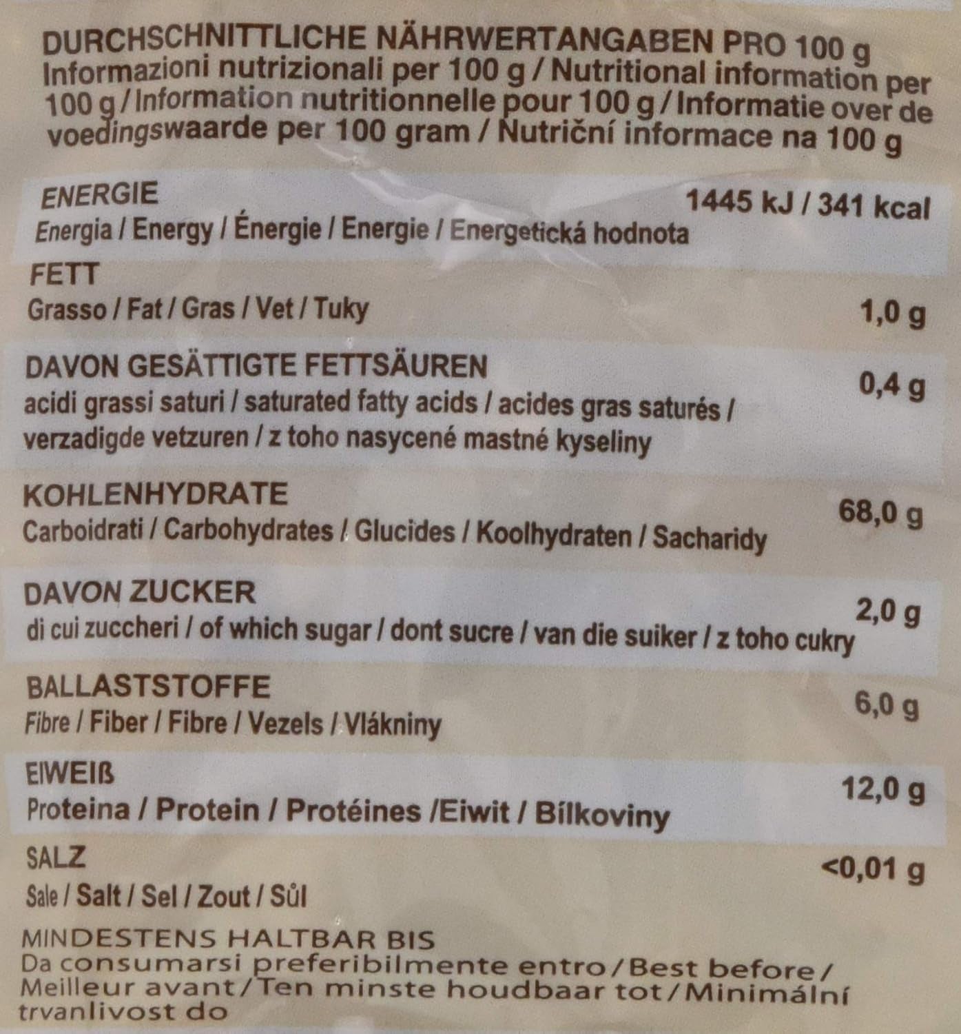 Volkoren spiraalpasta, 500 g