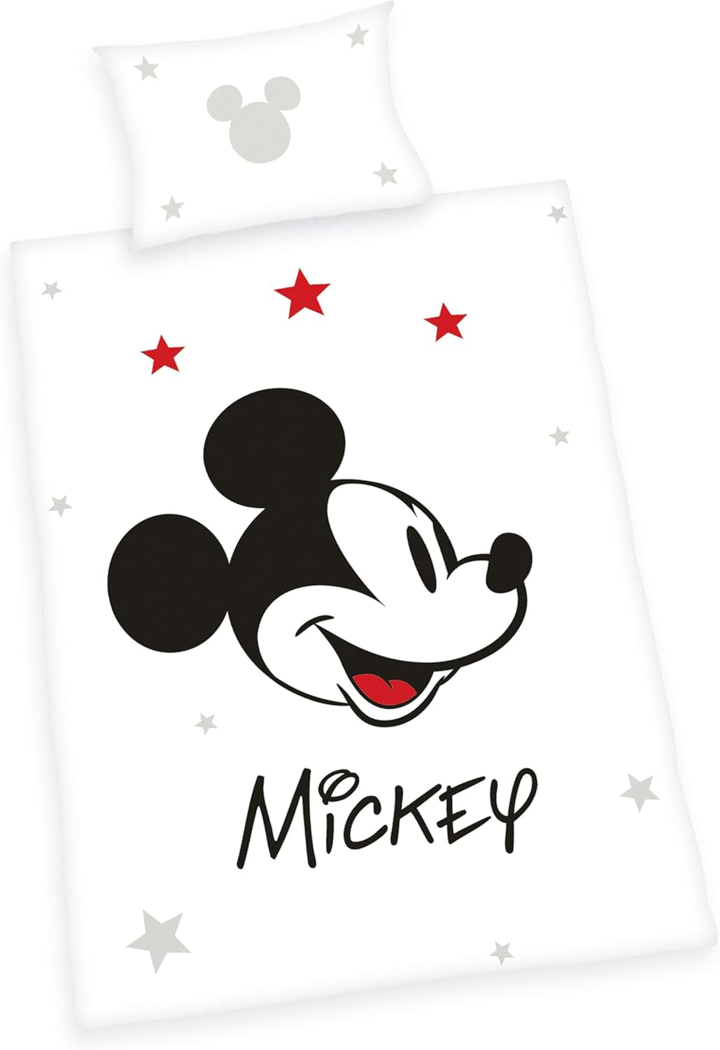 Mickey Mouse beddengoed, omkeerbaar, 100% katoen Beddengoed - kinderen Naty Shop Standaardtitel