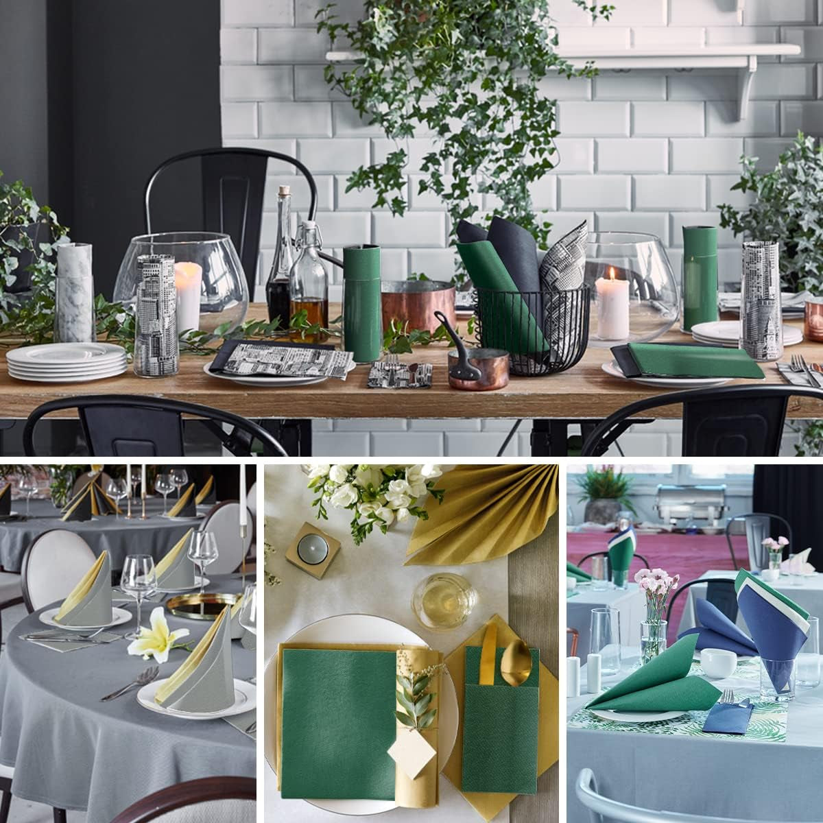 PAW - Airlaid Servetten (40 X 40 Cm) I 50 stuks I Unicolor I Stofachtig I Elegante tafeldecoratie I Horeca I Voor belangrijke gelegenheden zoals bruiloften, feesten, Kerstmis I Unicolor: Roze