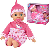 Simba 105140060 - Laura Tickle babypop met zacht lichaam en regenboogmatras, maakt 25 babygeluiden, 38 cm, pop voor 2 jaar en ouder