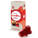 Gimoka Kaffeekapseln Espresso Intenso, Intensität 12/13-100 Kapsel - Compatibel met Nespresso* Haushalts-Espressomaschinen - 100 Stück (10 x 10 Getränke) - Hergestellt in Italien