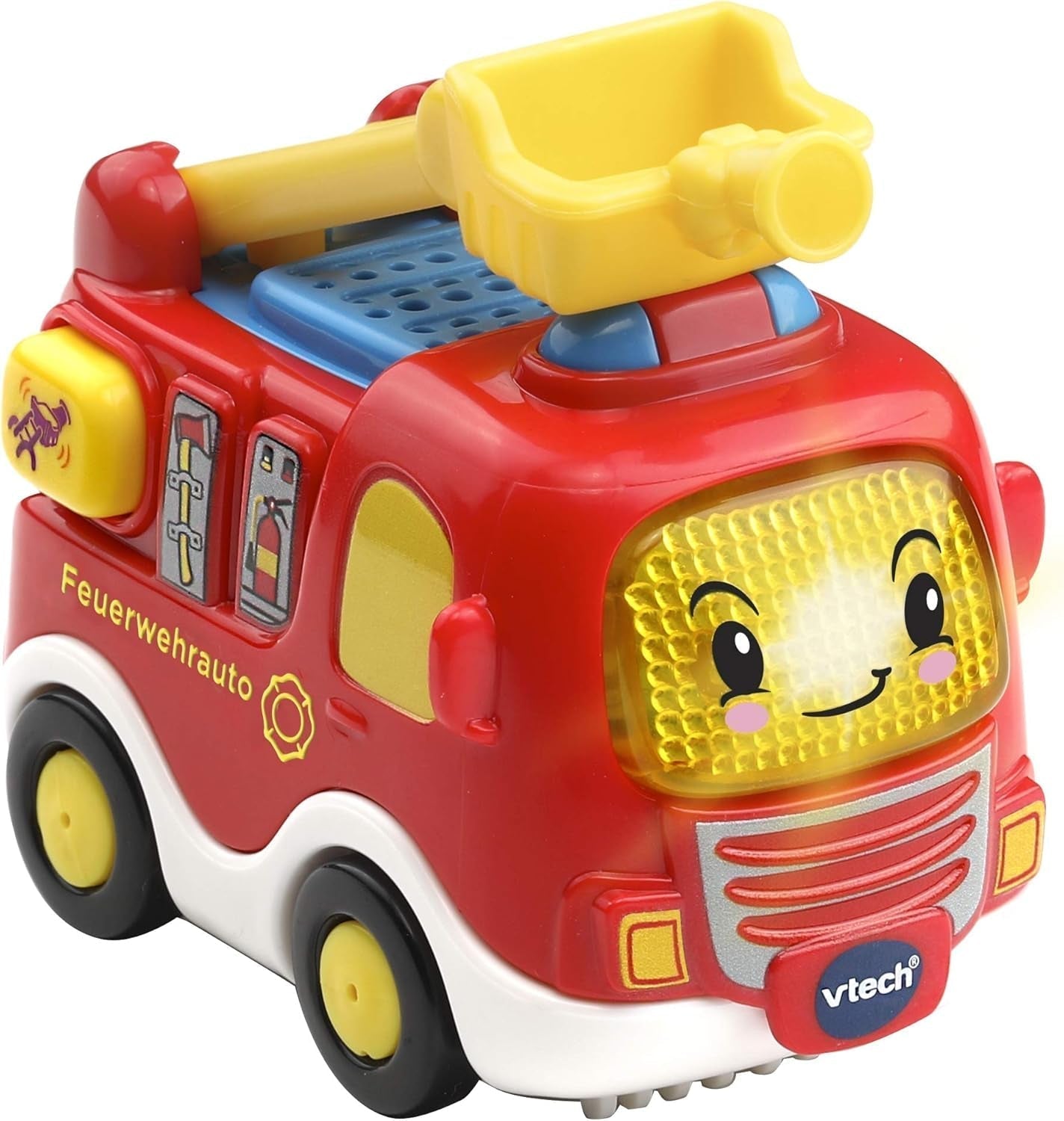 Vtech TUT TUT Baby Flitzer - Politie - Voor 1-5 jaar & TUT TUT Baby Flitzer - Brandweerwagen - Speelgoedauto met muziek, lichtknop, zinnen en interessante geluiden - Voor 1-5 jaar Babyspeelgoed Naty Shop