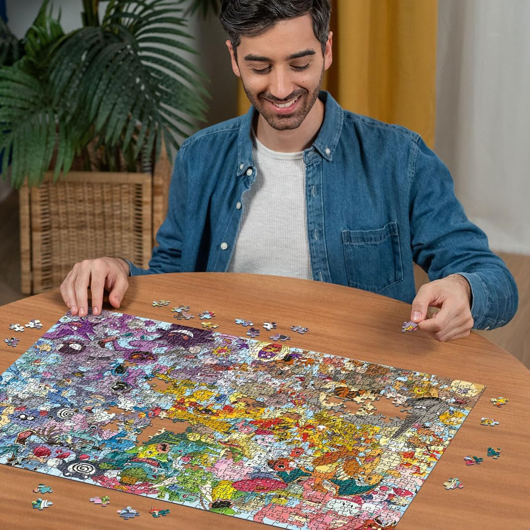 Ravensburger Puzzel 1000 Stukjes 12000460 Challenge Pokémon - Alle 150 Pokémon van de eerste generatie als uitdagende puzzel voor volwassenen en kinderen vanaf 14 jaar Puzzel Naty Shop