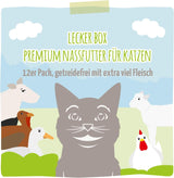 MjAMjAM - Premium natvoer voor katten - Delicious Box 12 Pack (12 x 200g) Graanvrij met extra vlees