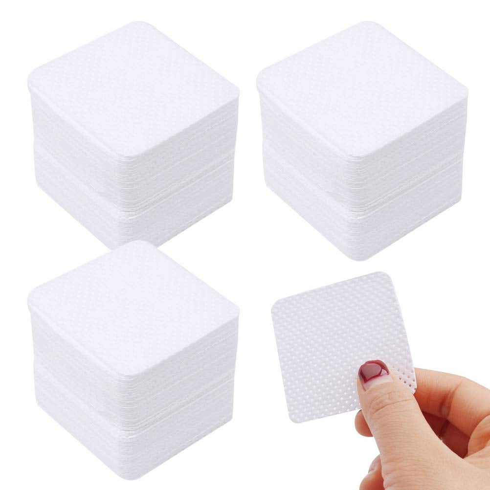300 Stück Nagellackentferner Pads, Fusselfreie Nägel Wattepads Für Nägel Nagellackentferner Pluisvrije nageldoekjes Cleaner Gelnägel - Rosa
