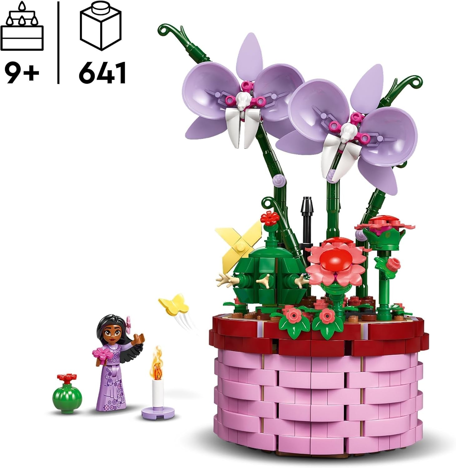 LEGO Ç€ Disney Encanto Isabella's bloempot, kinderbouwspeelgoed orchideeset, decoratieve bouwset met filmpersonage minipop, cadeau-idee voor meisjes en jongens vanaf 9 jaar 43237 Bouwsets Beuche den LEGO-Store