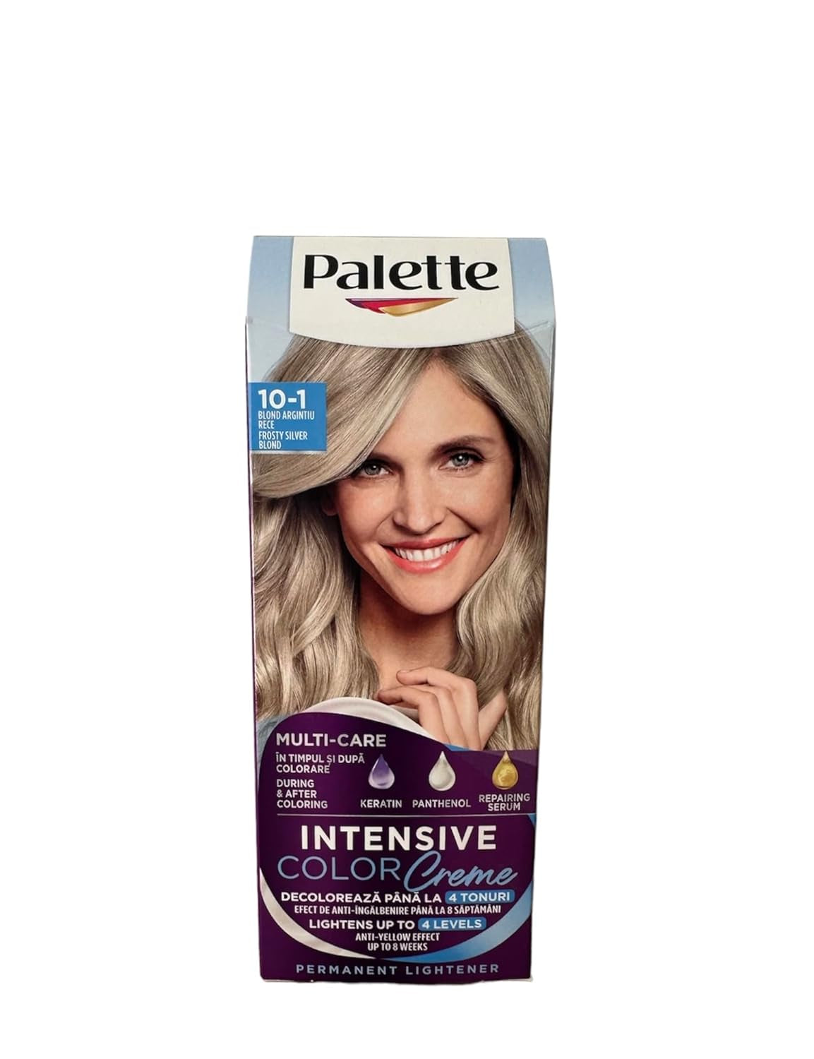 PALETTE Intensive Color Creme Haarkleuring farba do w³osów kremie C10 Frosty Zilverblond Haarverf Naty Shop Standaard titel