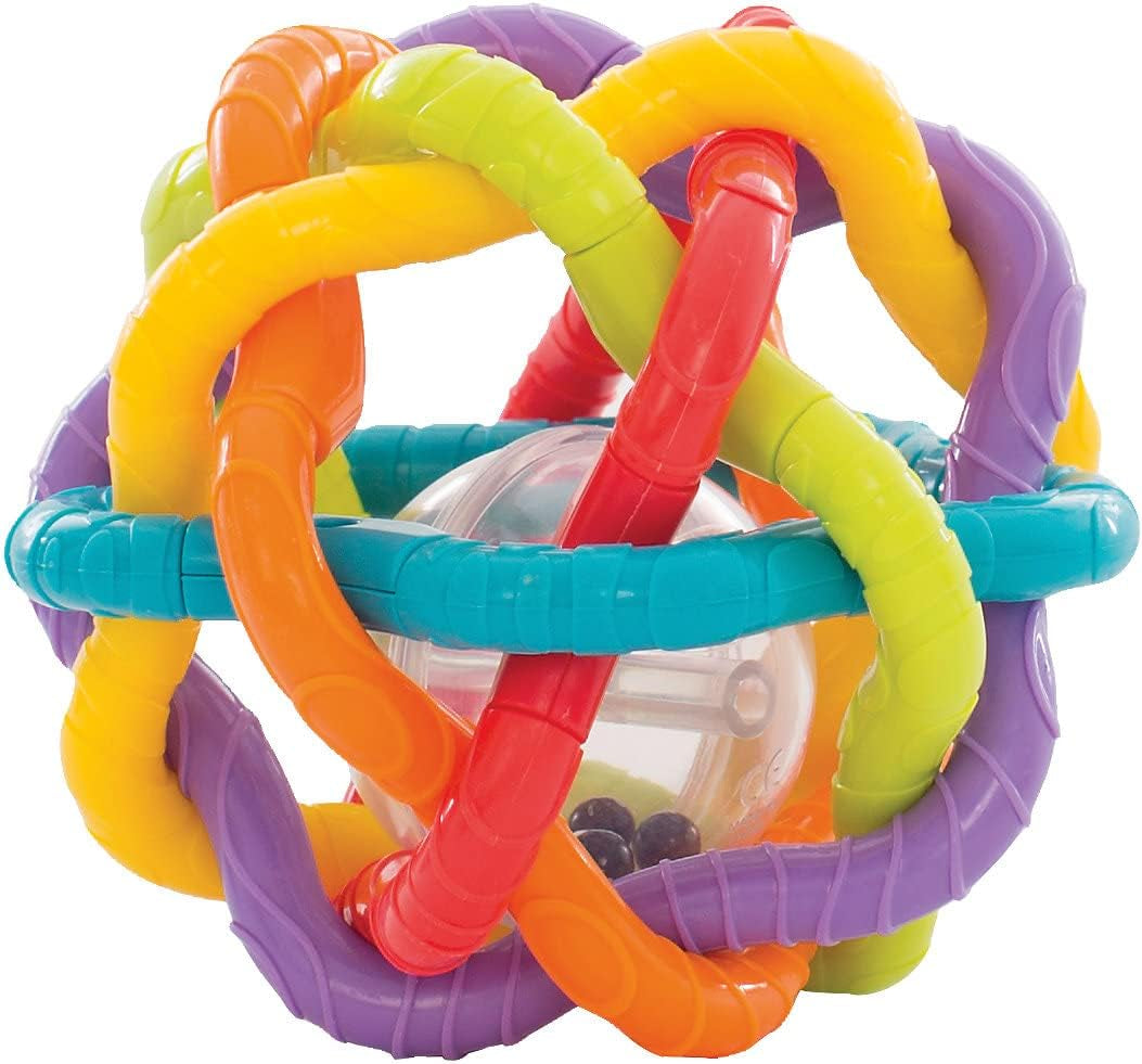 Playgro rammelaarbal voor kinderen - rammelaarbal voor kinderen - rammelaarbal voor kinderen - rammelaarbal - motoriek - speelgoed voor kinderen - motoriek voor kinderen - kleurrijk Speelgoed Bebe Naty Shop Bendy Ball