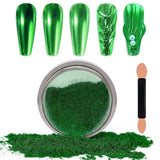 Chrome Nagel Pulver Spiegel Effect Metallic Staub Holografisch Glitter Glasierte Maniküre Decoratie Reflektierende Pigment voor DIY Gel Polish Nail Art, Harz Handwerk, Geschenke voor Goud