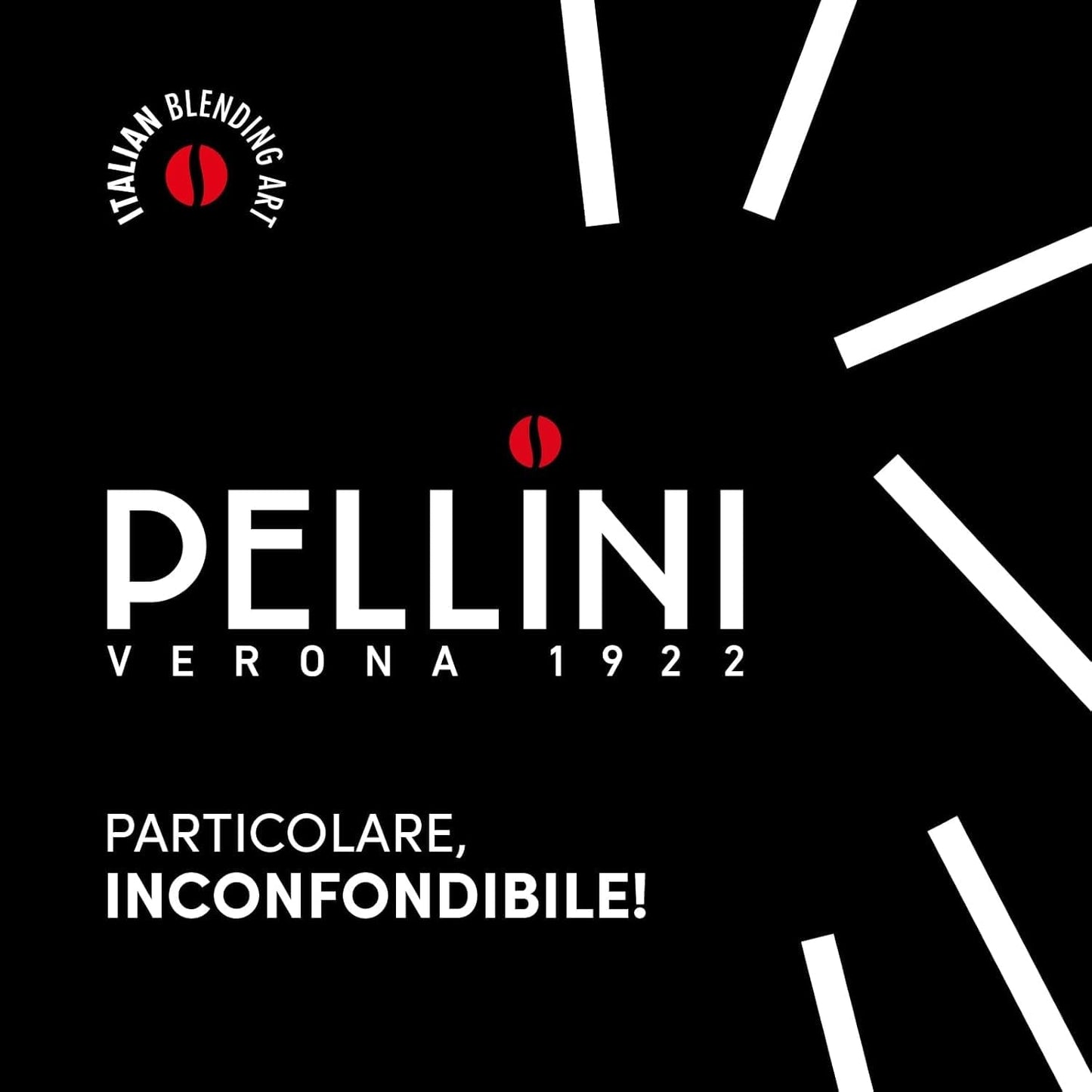 Pellini N.82 Vivace, Kaffeebohnen für Espresso 1 kg, Arabica- en Robusta-Mischung mit Kräftigem en Ausgefungem Gesmack, Mittlere Röstung