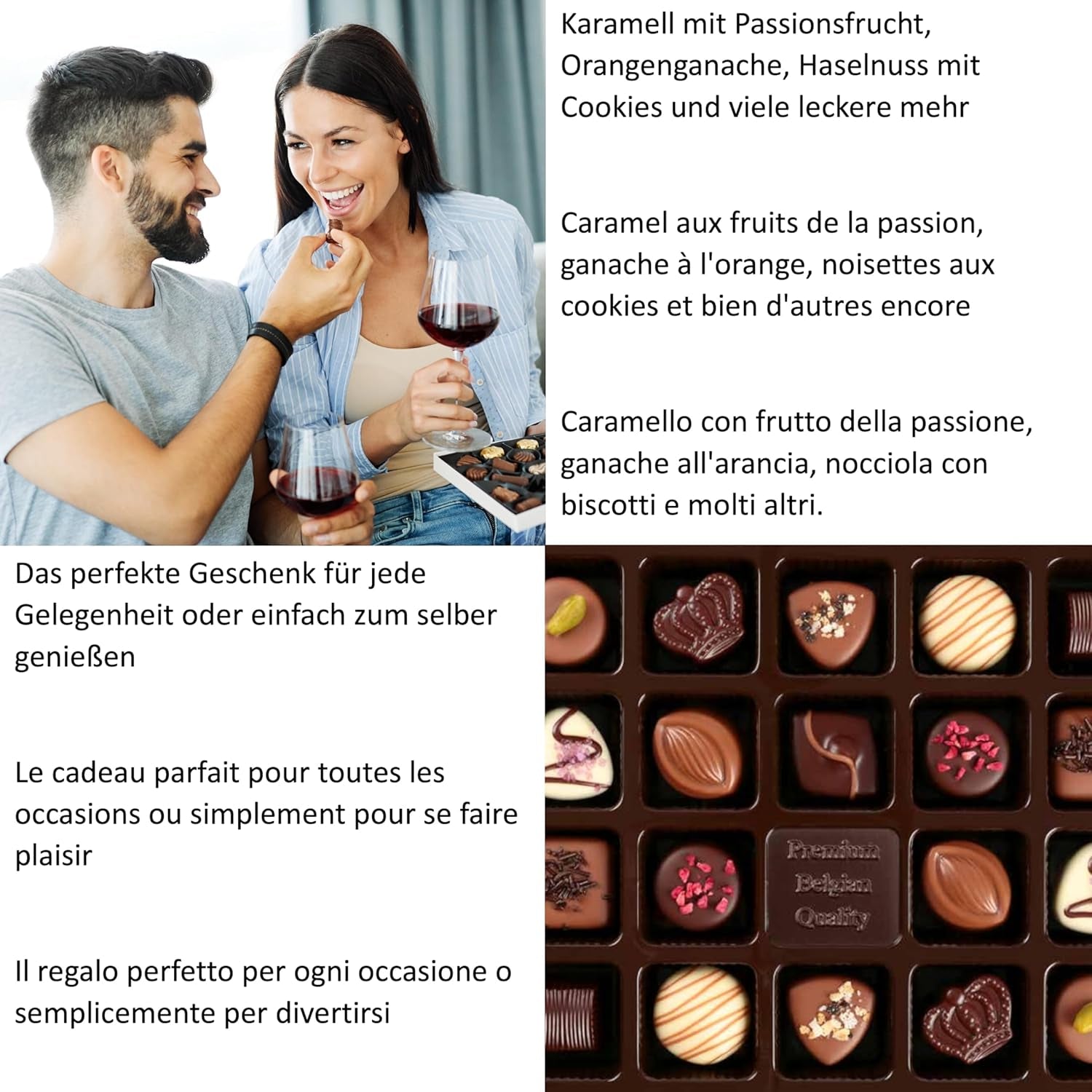 Limar Belgian Luxury Chocolates: 19 individuele lekkernijen – vervaardigd in traditionele stijl