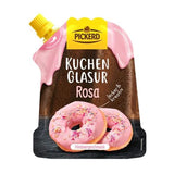 Cakeglazuur, roze, bessen- en frambozensmaak, 125 gram Glazuren en decor Naty Shop Standaardtitel