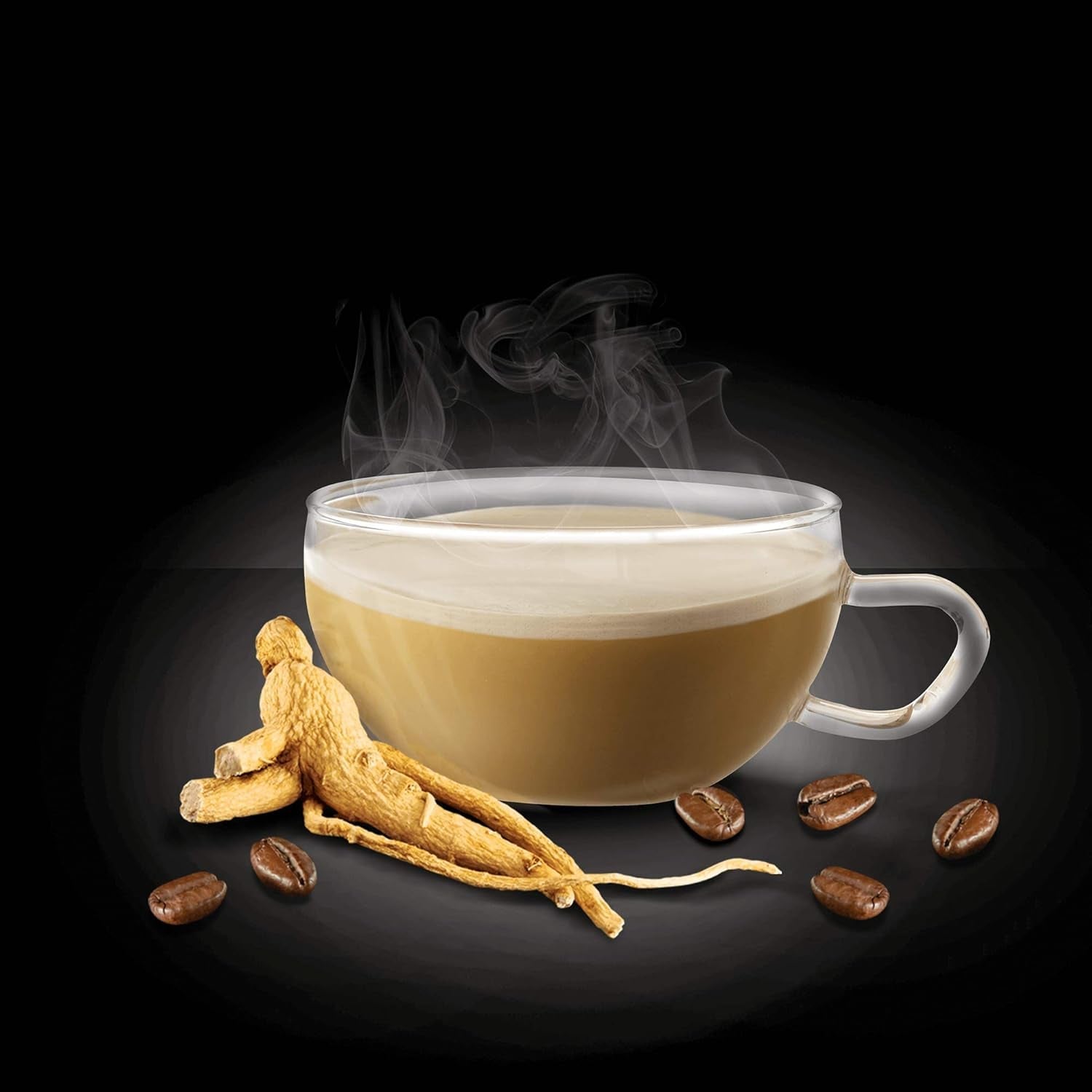 - 1 Verpackung met 500 Gr Ginseng met Brauner Canhrzucker-Löslichem Kaffeepulver zum Süßen, Ideal zum Adden zu Heißem Wasser, Glutenvrij, Laktosefrei en Gentechnikfrei