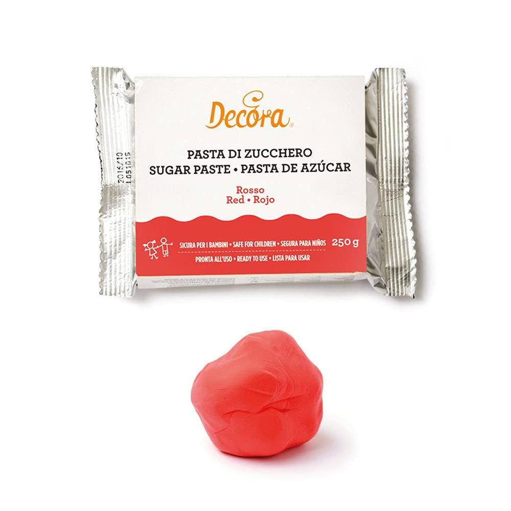 0310144 Rode fondant 250g Suikerpasta Naty Shop Standaardtitel