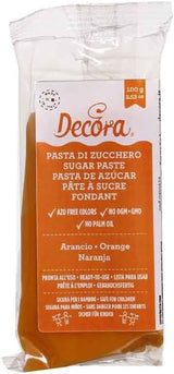 0310172 ORANJE FONDANT 100 G Suikerpasta Naty Shop Standaardtitel