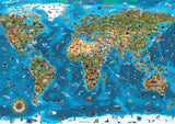 Educa - Puzzel 1000 stukjes voor volwassenen | Wereldwonderen, puzzel van 1000 stukjes voor volwassenen en kinderen, toeristische attracties, wereldkaart. Legpuzzel voor volwassenen vanaf 14 jaar (19022) Puzzel Naty Shop