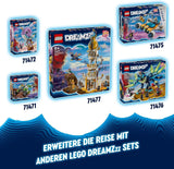 LEGO Dreamzzz 2-in-1 Mr Oz's Space Buggy speelgoedauto of Space Shuttle-set inclusief minifiguren van Mr Oz, Albert en Jayden, ruimtecadeau voor kinderen 8+ 71475 Bouwsets Besuche in LEGO-Store