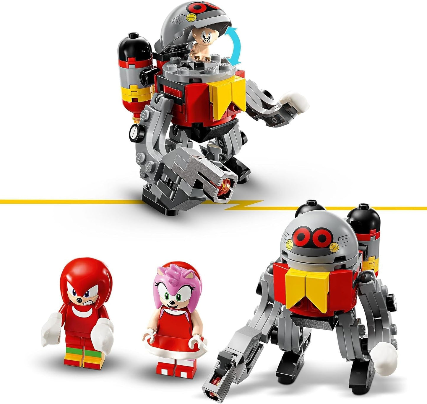 LEGO Sonic the Hedgehog Knuckles en het heiligdom van Master Emerald verzamelspeelgoed Gamercadeau Avontuurbouwset voor jongens en meisjes vanaf 8 jaar 76998 Bouwsets Besuchen in LEGO-Store