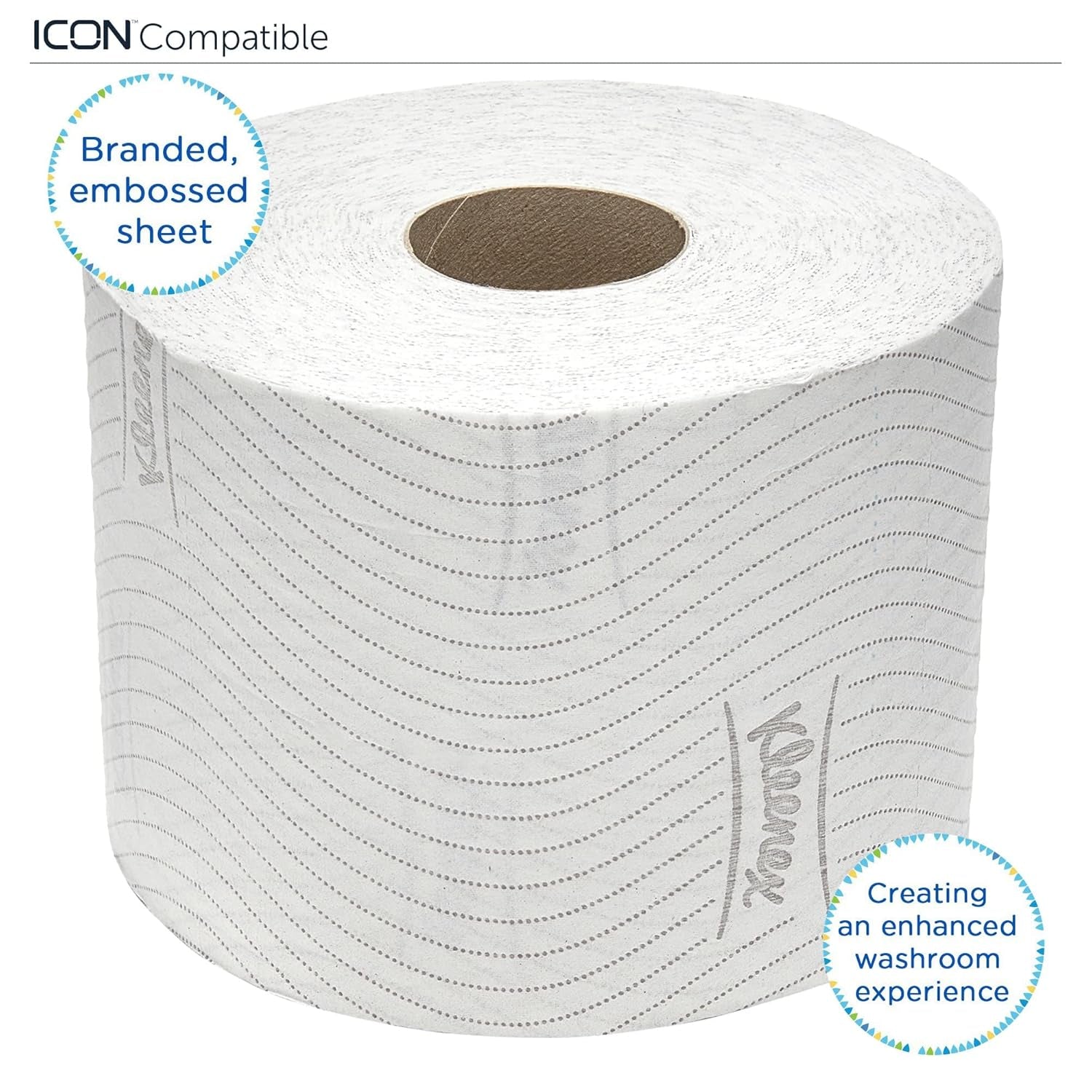 Kleenex Standaardrol 8441 Toiletpapier - 2-laags toiletpapier - 6 verpakkingen van 6 rollen x 600 vellen elk, wit (36 rollen / 21.600 vellen totaal)