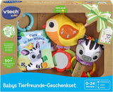 VTech Baby - Baby Dierenvriendjes Cadeauset - Speelgoedset met stoffen boek, Zingende Vogel en Zebra Rammelaar - Voor 0-24 maanden Babyspeelgoed Naty Shop