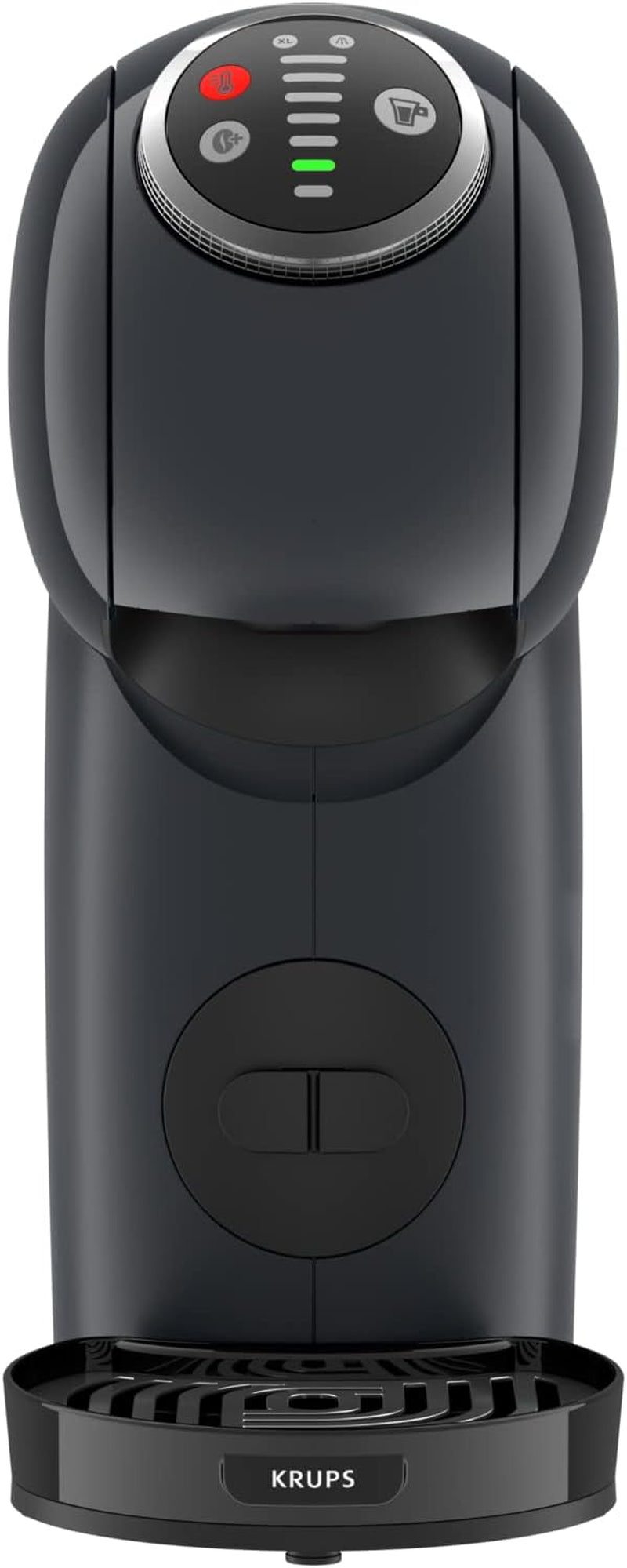 NESCAFÉ Dolce Gusto Genio S Plus van Krups, compacte capsulekoffiemachine, inhoud 0,8 liter, 1500 watt, automatische ontkalkingswaarschuwing, spacegrijs, KP340B