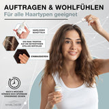 Hairlexier Haargroeimiddel voor vrouwen - Rozemarijn Haarolie, Ricinusolie Haarolie, Lavendelolie, Natuurlijk haarserum tegen diffuus haarverlies, Ondersteunt de haargroei, Veganistisch & Biologisch + Werkboek Haarverzorging Naty Shop