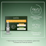 Luxeol Progressive Hair Loss 2-In-1, programma voor 1 maand - 14 flesjes van 6 ml Luxeol haarverzorging