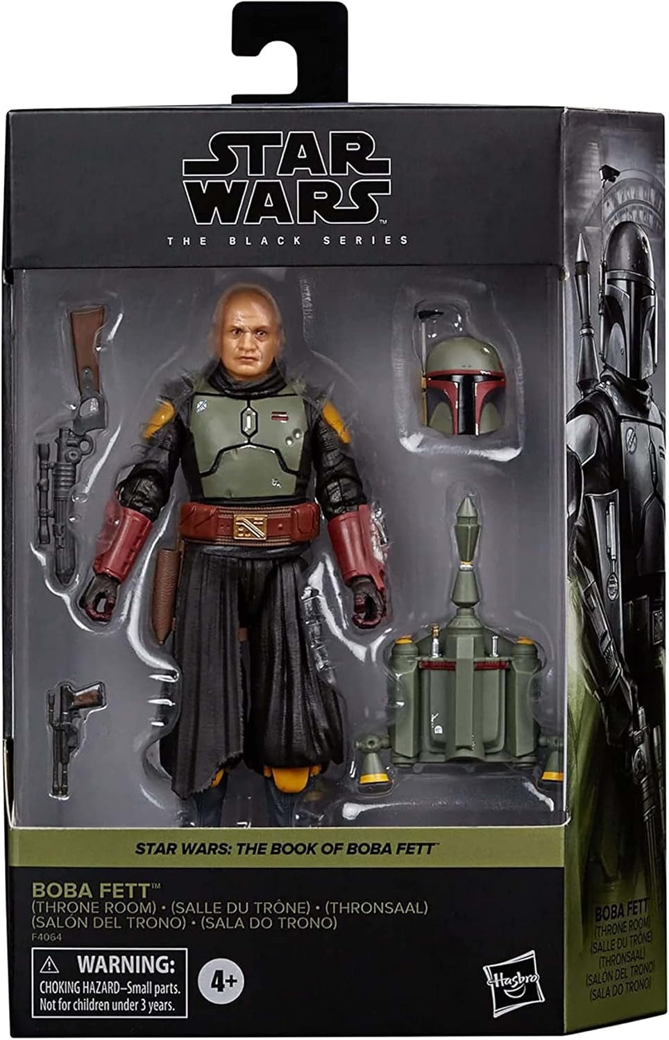 Star Wars Hasbro Black Series Boba Fett (troonzaal): The Book of Boba Fett verzamelfiguur, voor kinderen vanaf 4 jaar, multi, 15 cm hoogte actiefiguren Naty Shop