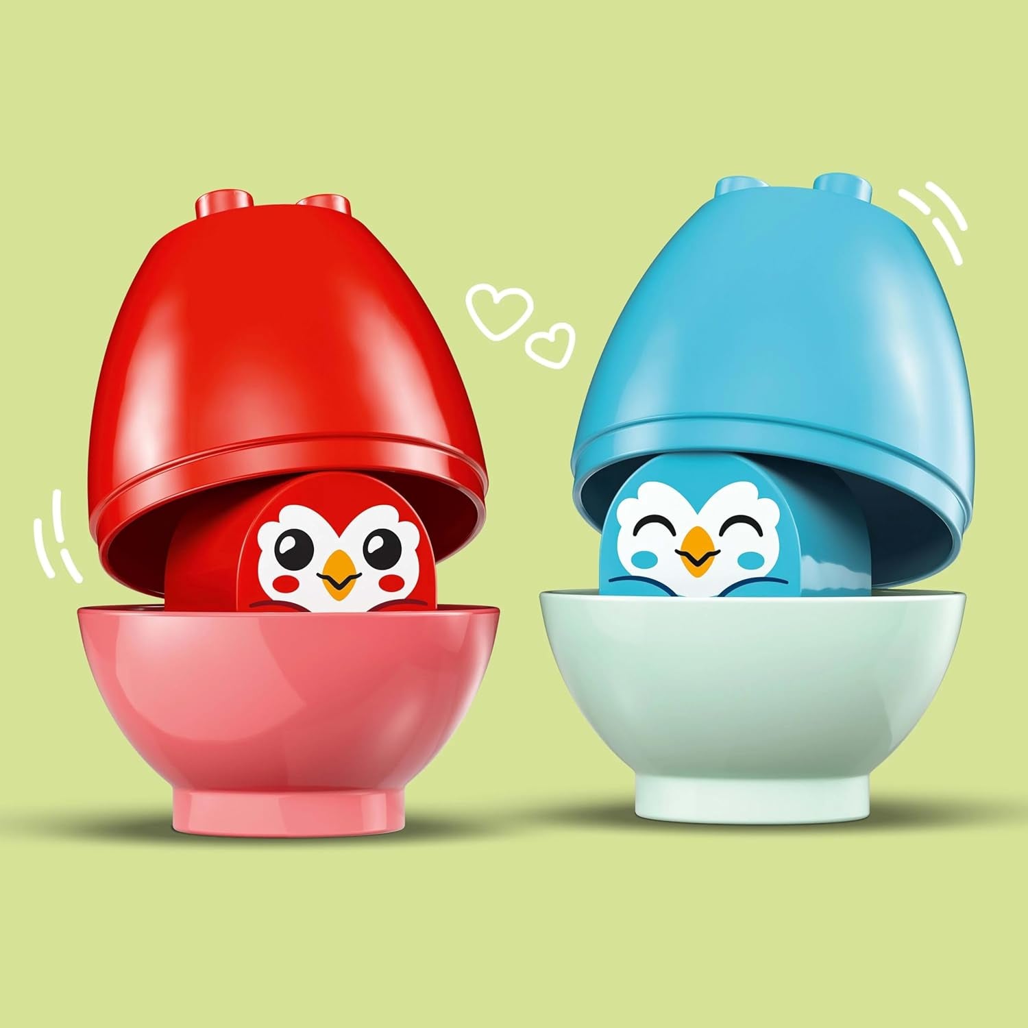 LEGO DUPLO boom om te balanceren en te stapelen, ontwikkelingsspeelgoed, bouwset voor kinderen vanaf 18 maanden, creatief speelgoed voor kinderen, educatief speelgoed met 2 speelgoedvogels 10440 Bouwsets Besuche den LEGO-Store