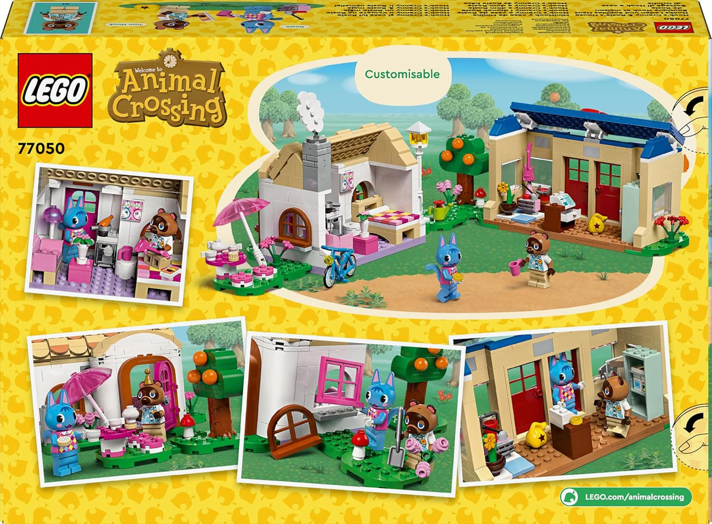 LEGO Animal Crossing Nook's Shop en Sophie's House set, creatief speelgoed voor kinderen met 2 minifiguren uit de videogameserie, cadeau voor meisjes en jongens vanaf 7 jaar 77050 Bouwsets Besuche den LEGO-Store