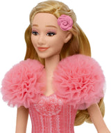 Mattel Singing Glinda-modepop van Wicked en accessoires, meubels en film-geïnspireerde look en verwijderbare outfit, zingt "Hotly Loved", JLG49, Pink Naty Shop Dolls