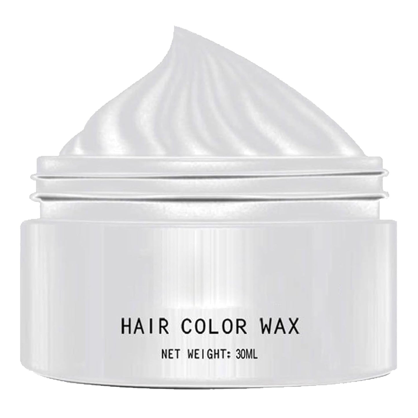 Natuurlijke witte haarverf, Witte haarwaskleurstof, Unisex witte natuurlijke haarverf, Witte haarverf, Halloween Cosplay Party Haarwax, Haarverf Party Haarwax, 30ML Naty Shop Haarverf Standaardtitel