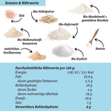 LOWER-CARB VANILLA CAKE BLEND - biologische, glutenvrije cake- of pannenkoekenmix, rijk aan eiwitten Naty Shop Kitchen