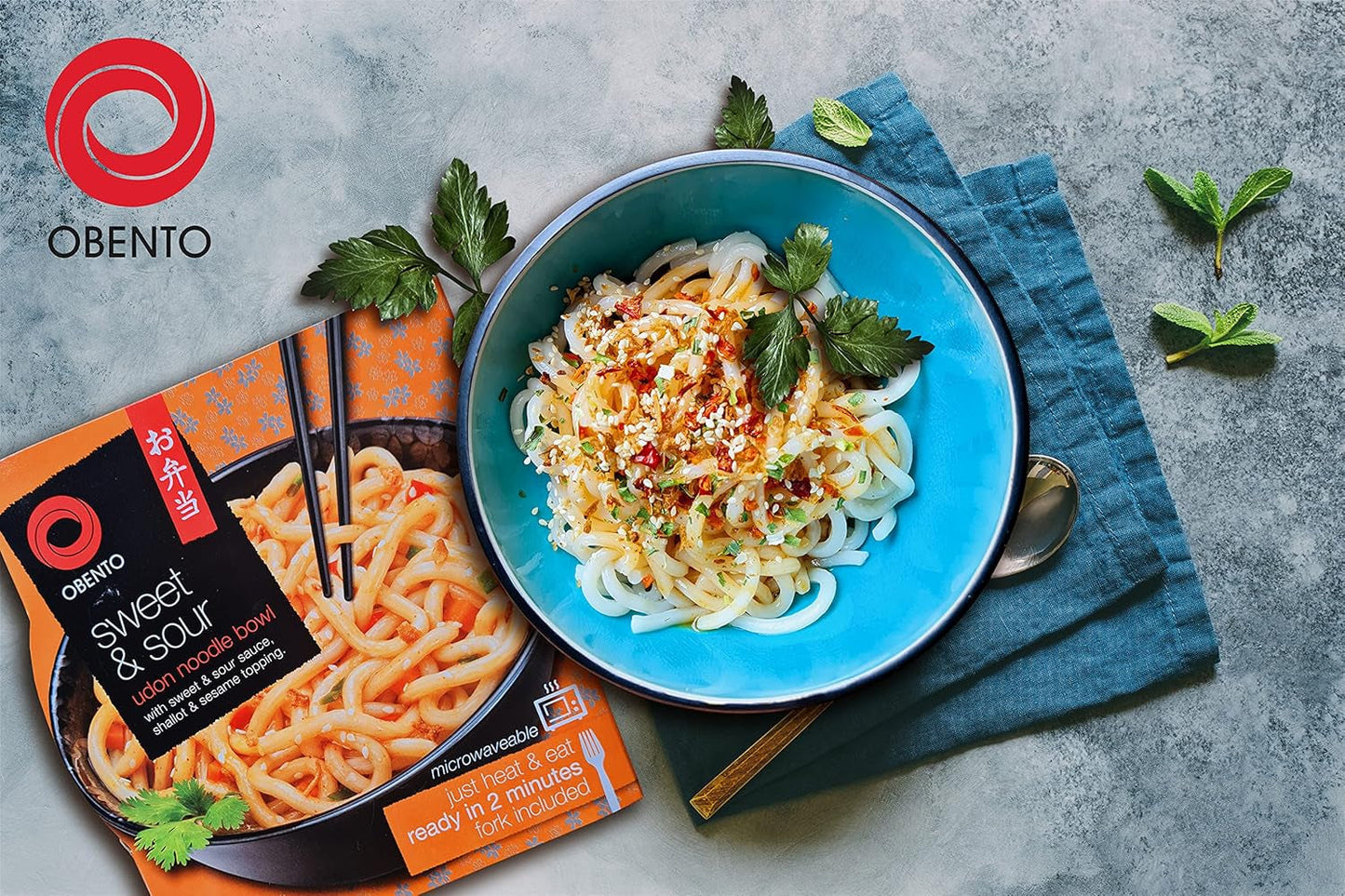 Zoetzure Udon-kom, magnetronmaaltijd, 240 g