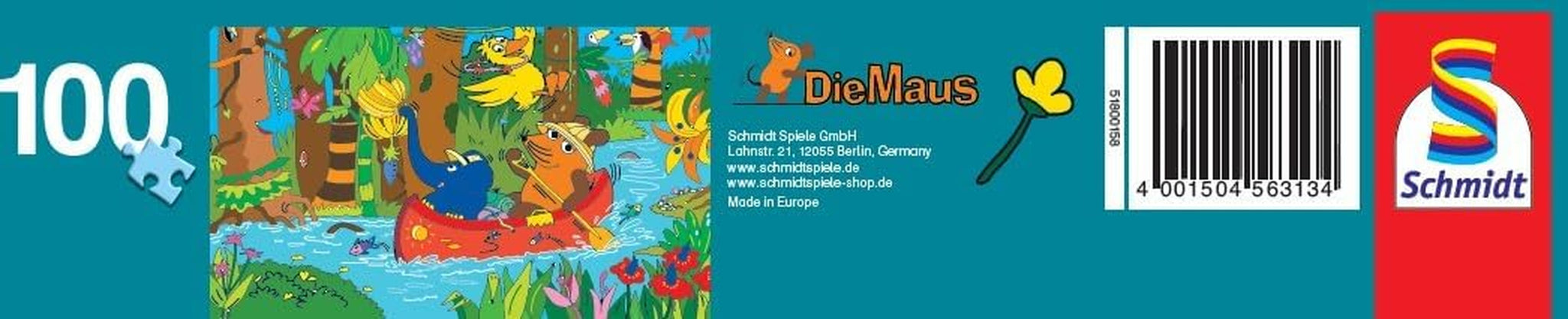 De muis in de jungle (kinderpuzzel) Puzzel Naty Shop