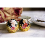 Rebel, Duet Mozart Kugeln, verpakking van 2, Mozart-balletjes van pure chocolade gevuld met pistache en marsepein, amandelen en hazelnootnougat, 40 g (2 Mozart-ballen)