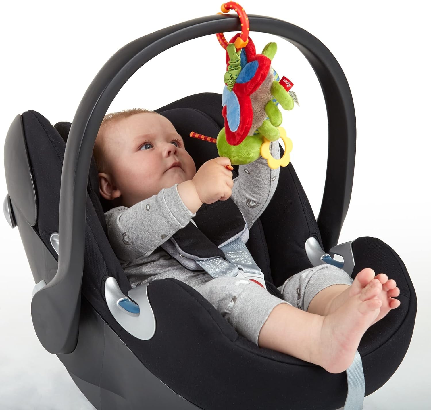 SIGIKID 42206 Vlinderhanger Baby Activity PlayQ babyspeelgoed voor meisjes en jongens Aanbevolen vanaf 3 maanden Babyspeelgoed Naty Shop