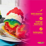 Decocino Neon Kleurstofset - 3 stuks - Rood, Roze, Paars - Hoge dosis kleurstof - Voor het kleuren van taarten, muffins, cupcakes - Smaakvrij
