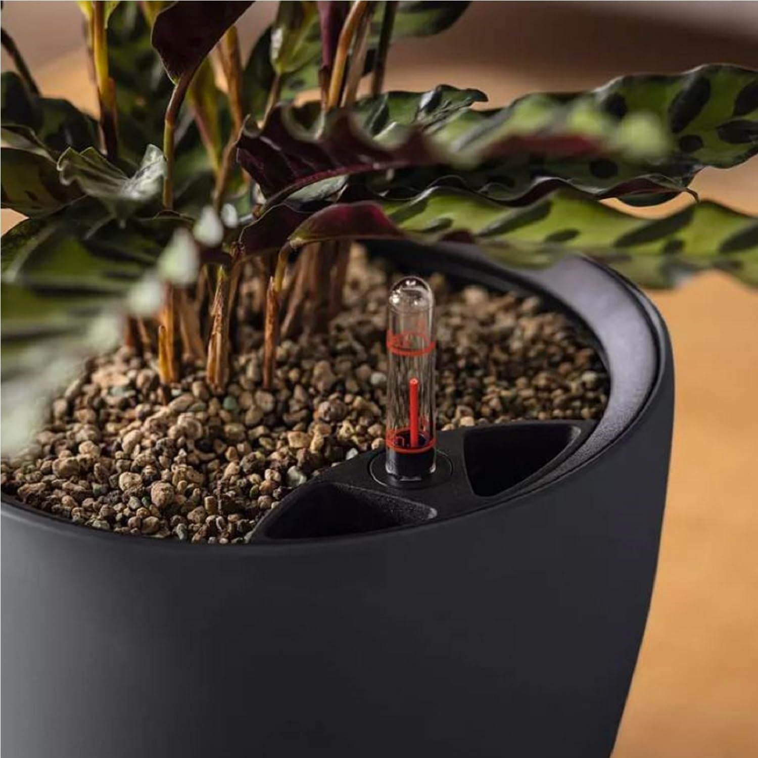 Plantenbak LECHUZA Classico Kleur LS leigrijs met irrigatiesysteem |Ø 35 × 32 cm|14281