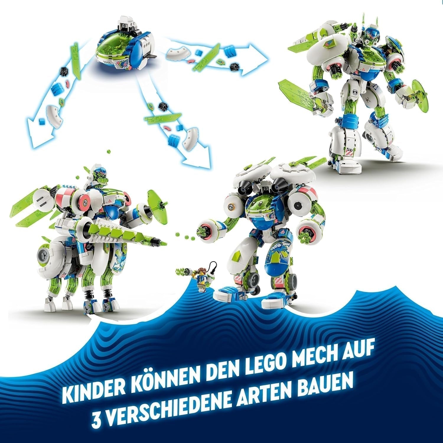 LEGO Dreamzzz 3-in-1 Mateo en Z-Blob de Ridder Mecha Bouwstenen speelset voor jongens en meisjes van 10 jaar oud Kindercadeau Fantasieset 3 manieren Robotavontuurspeelgoed 71485 Bouwsets Beuche in LEGO-Store