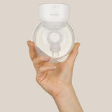 Eenvoudige elektrische moedermelkpomp LIONELO Fidi Free 180 ml, draagbare pomp met 2 fasen, energiebesparend 9 niveaus, 3 maten siliconen trechters Timer Accessoires Voeding en borstvoeding Bebe Naty Shop