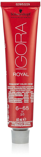 Schwarzkopf IGORA Royal Premium Haarkleur 6-68 Donkerblond Chocoladerood 1 pakket (1 x 60 g) Naty Shop Haarkleur Standaardtitel