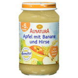 Bio Apfel Mit Banane Und Hirse, Ab Dem 6. Monat, 190 G Naty Shop Standaardtitel