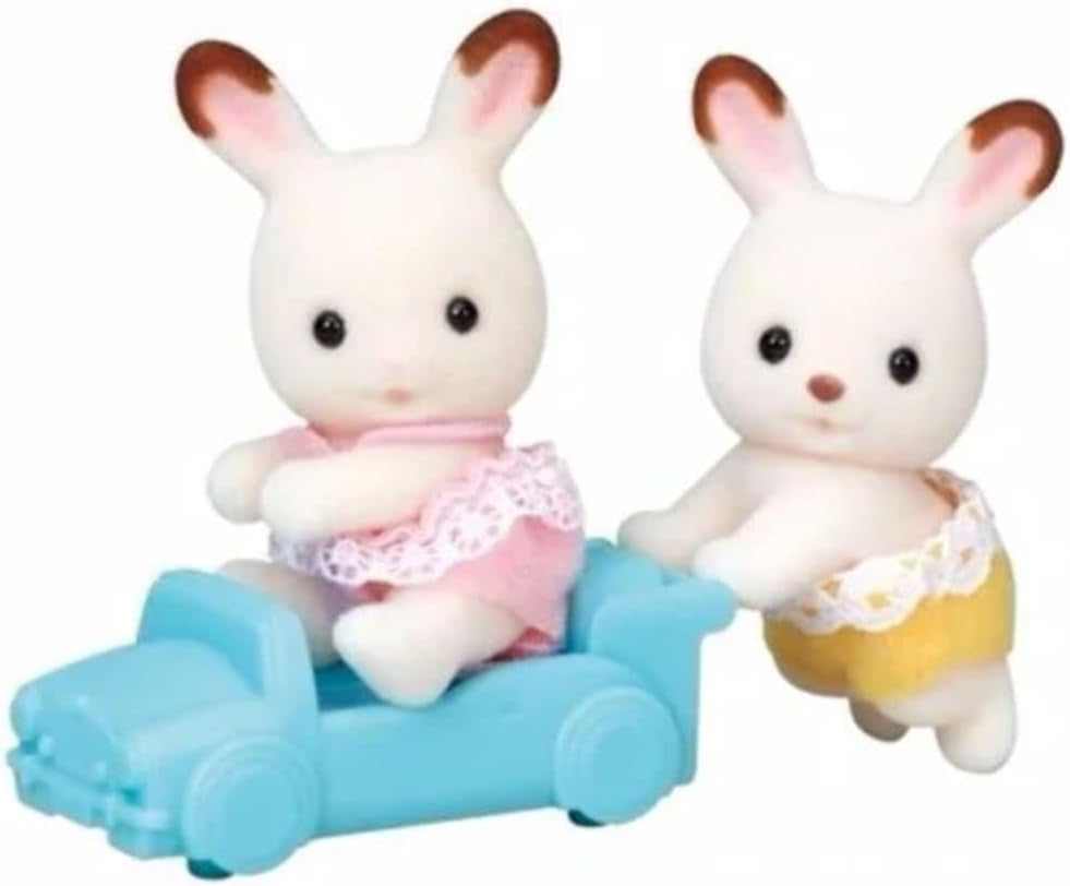 Sylvanian Families L5420 Chocoladekonijn Tweeling - Naty Shop Dolls Poppenhuisfiguren