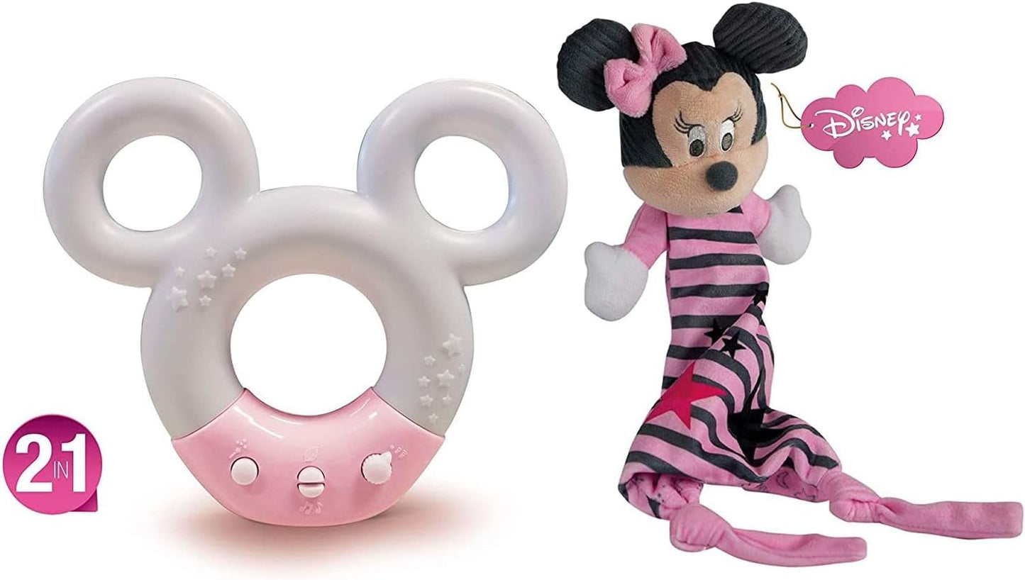 Clementoni 17396 Disney Baby Minnie Sound & Colour Lamp Nachtlampje Wit Muziek 0 maanden + Jucarii Bebe Naty Shop